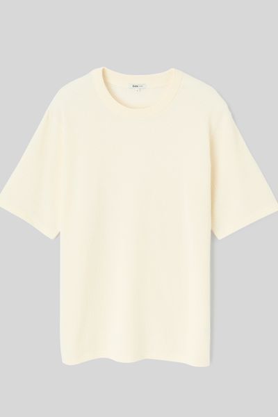 T-shirt maille textur&eacute;e
