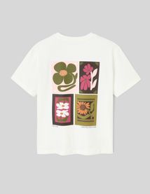 T-shirt imprim&eacute; devant / dos