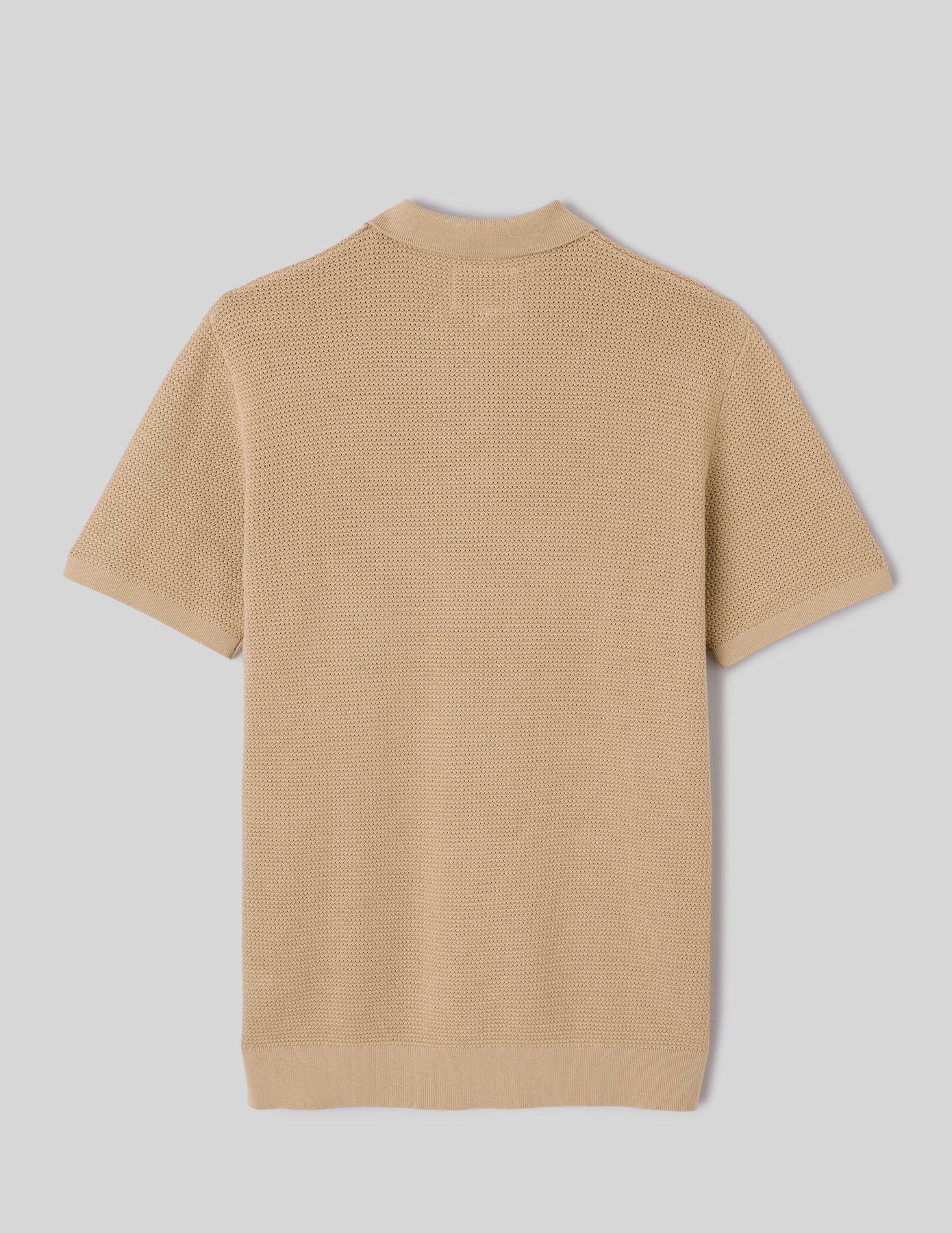 Polo maille fantaisie