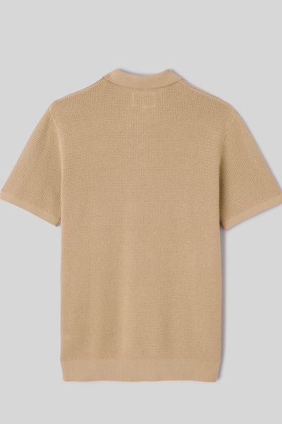 Polo maille fantaisie