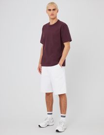 T-shirt lourd touché peau de pêche