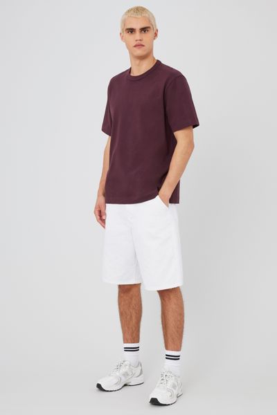 T-shirt lourd touché peau de pêche