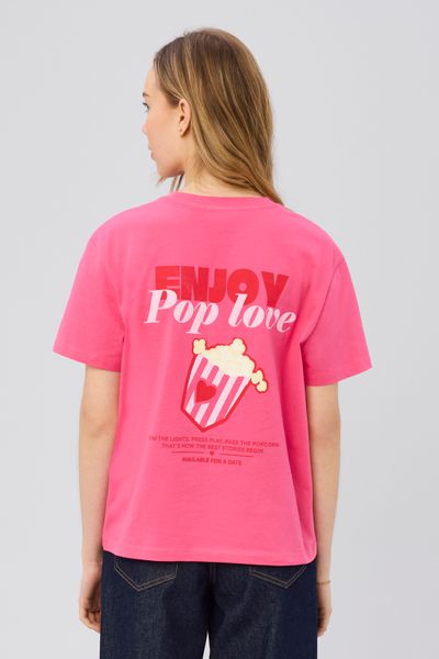 T-shirt imprim&eacute; devant/dos