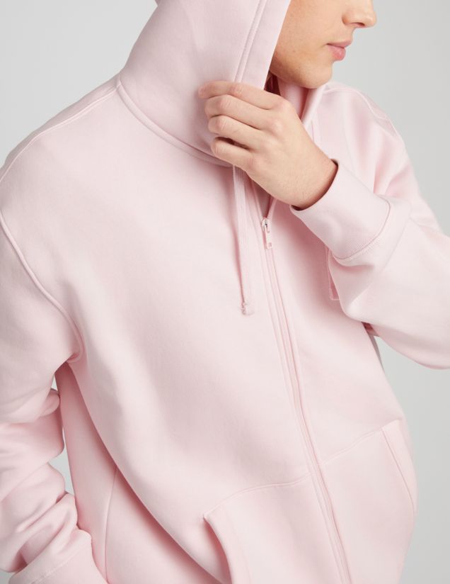 Sweat zippé à capuche
