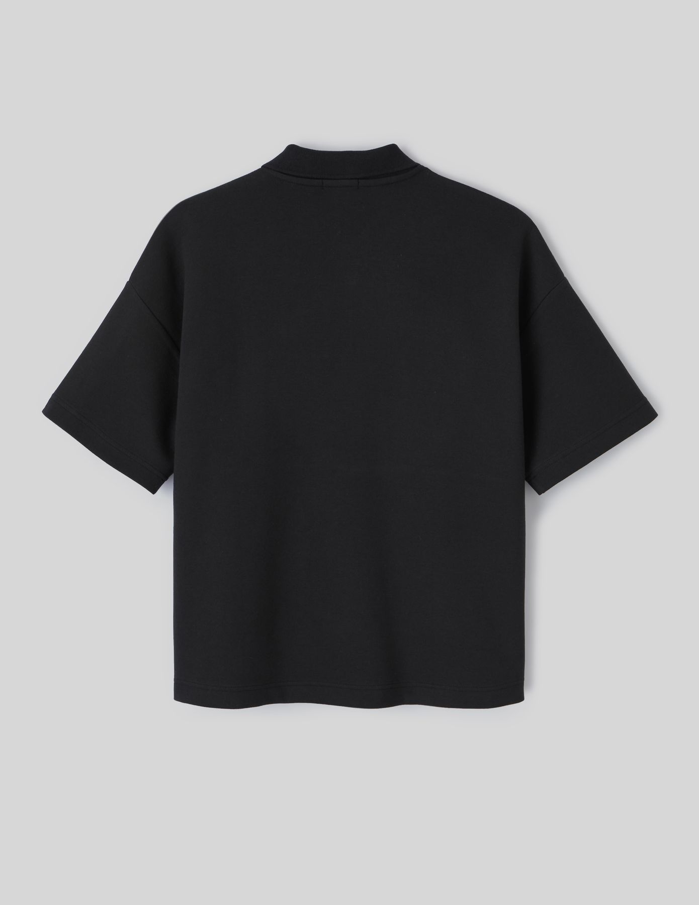 Polo boxy maille lourde