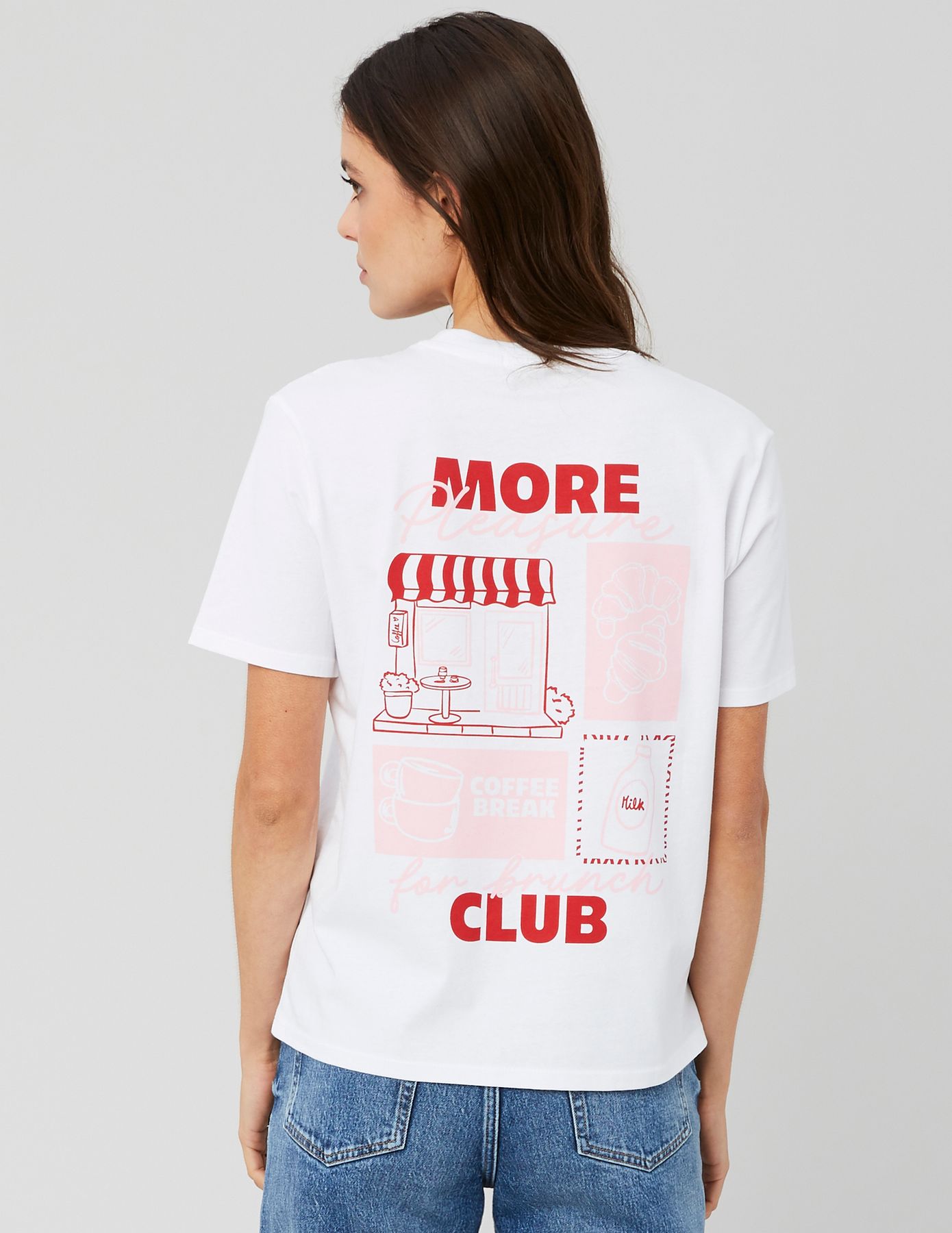 T-shirt imprimé devant/dos