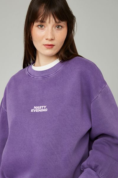 Sweat col rond imprimé