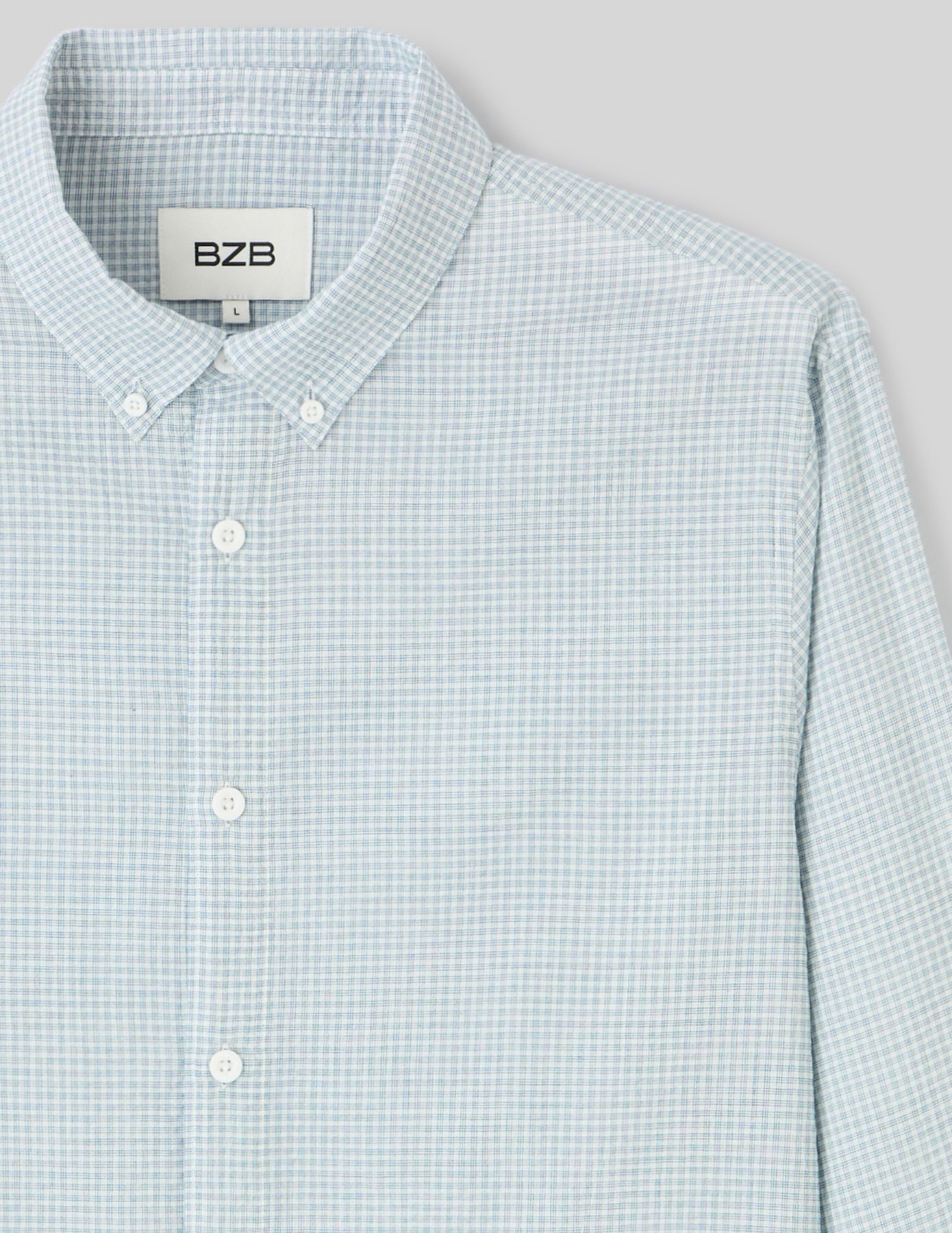 Chemise &agrave; carreaux seersucker