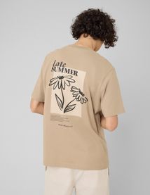 T-shirt imprim&eacute; devant / dos