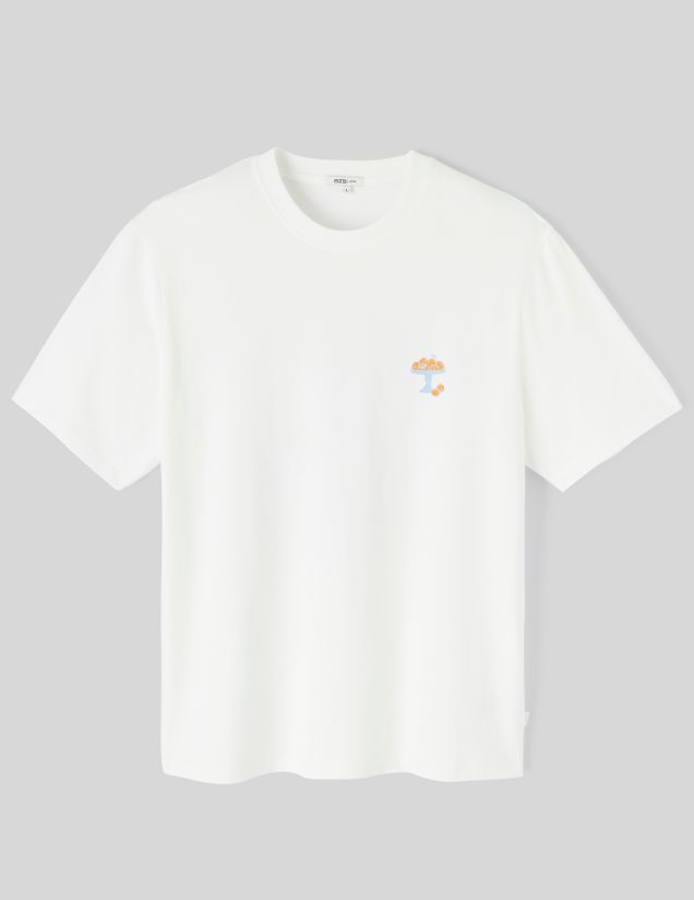 T-shirt imprimé devant dos