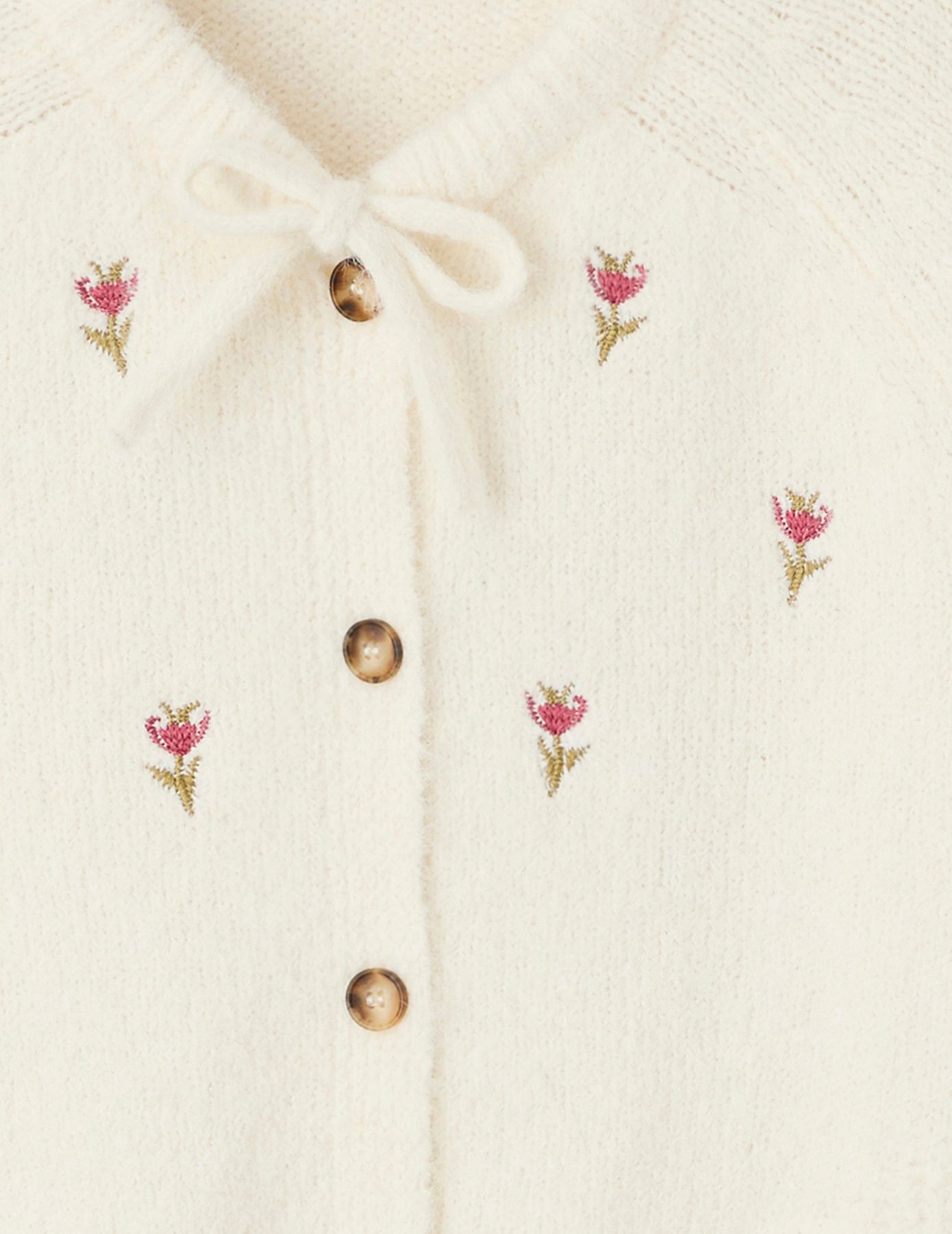 Gilet brod&eacute; &agrave; boutons