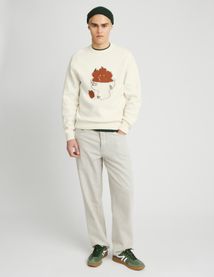 Pull imprimé pommes