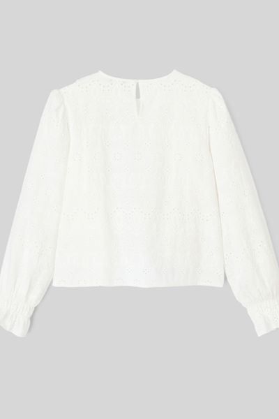 Blouse en broderie anglaise