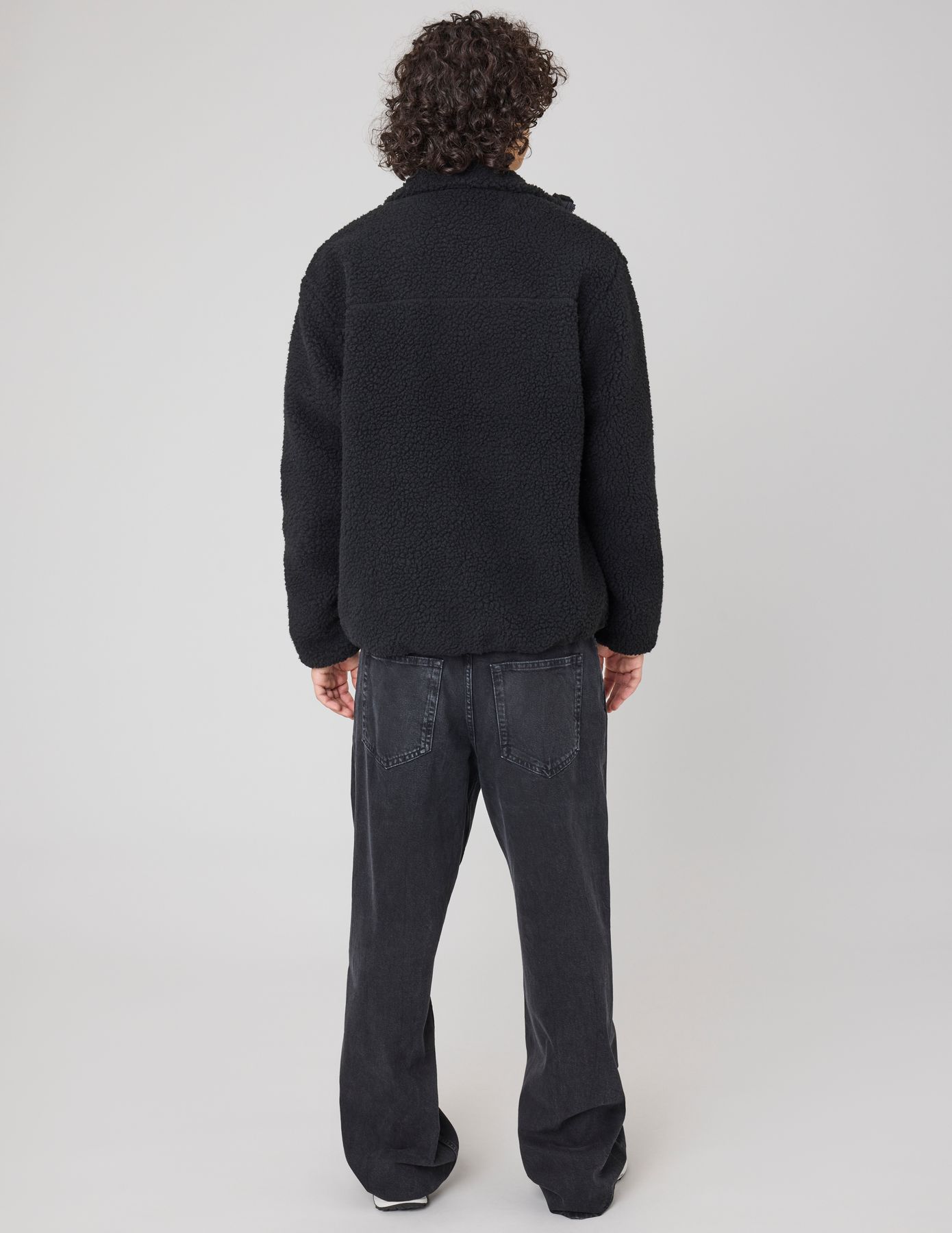 Blouson zippé sherpa