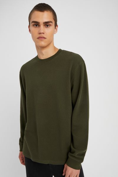 T-shirt gaufr&eacute; manches longues