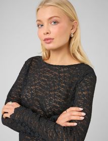 T-shirt dentelle