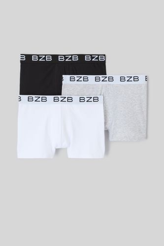 Lot de 3 boxers unis