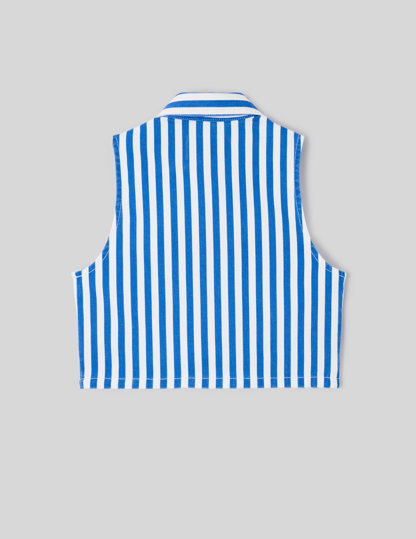 Veste sans manche ray&eacute;e