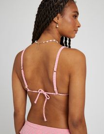 Bas de maillot de bain vichy