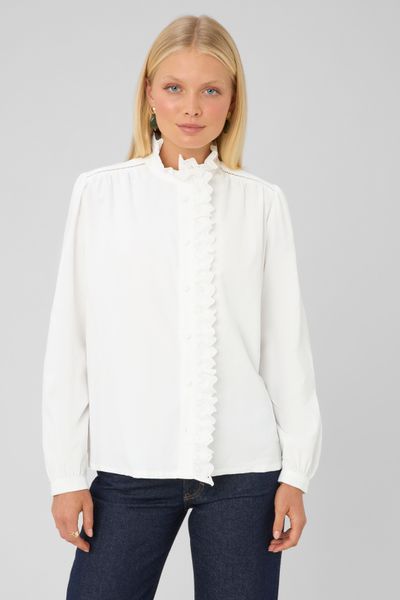 Blouse velours c&ocirc;tel&eacute;
