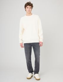 Pull chenille col rond