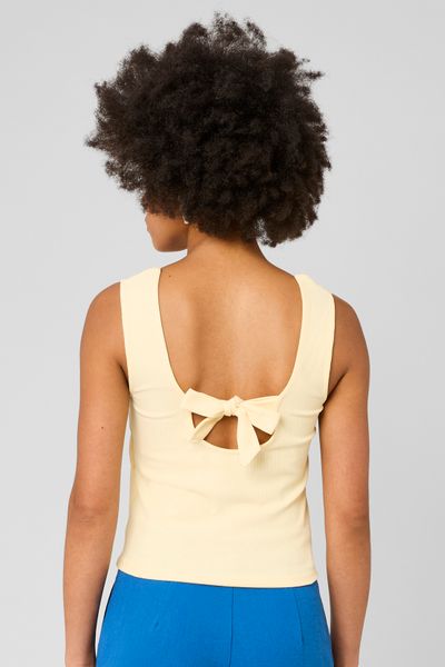 D&eacute;bardeur avec d&eacute;tail de n&oelig;ud au dos