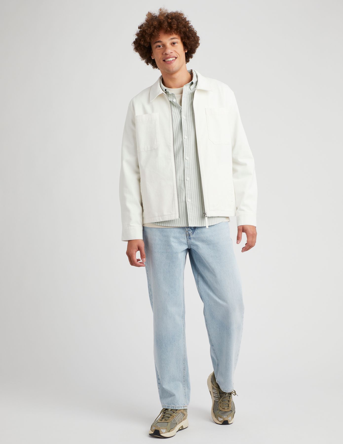 Veste zippée unie