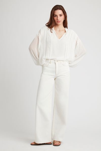 Blouse en plumetis