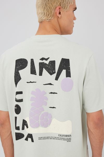 T-shirt imprimé matière texturé