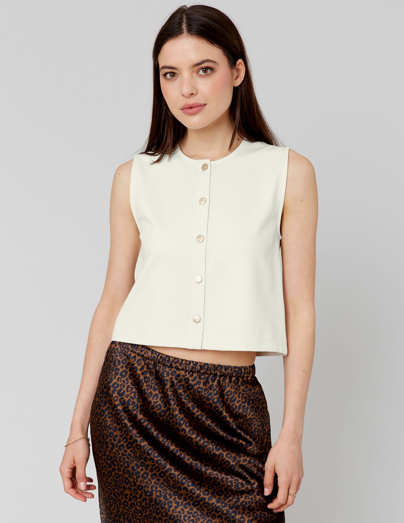 D&eacute;bardeur boutonn&eacute;