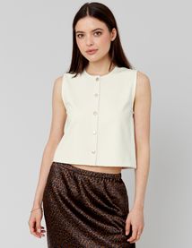 D&eacute;bardeur boutonn&eacute;