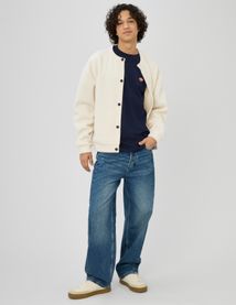 T-shirt broderie poitrine