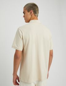 Polo matière fantaisie