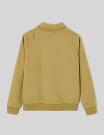 Sweat col polo zipp&eacute;