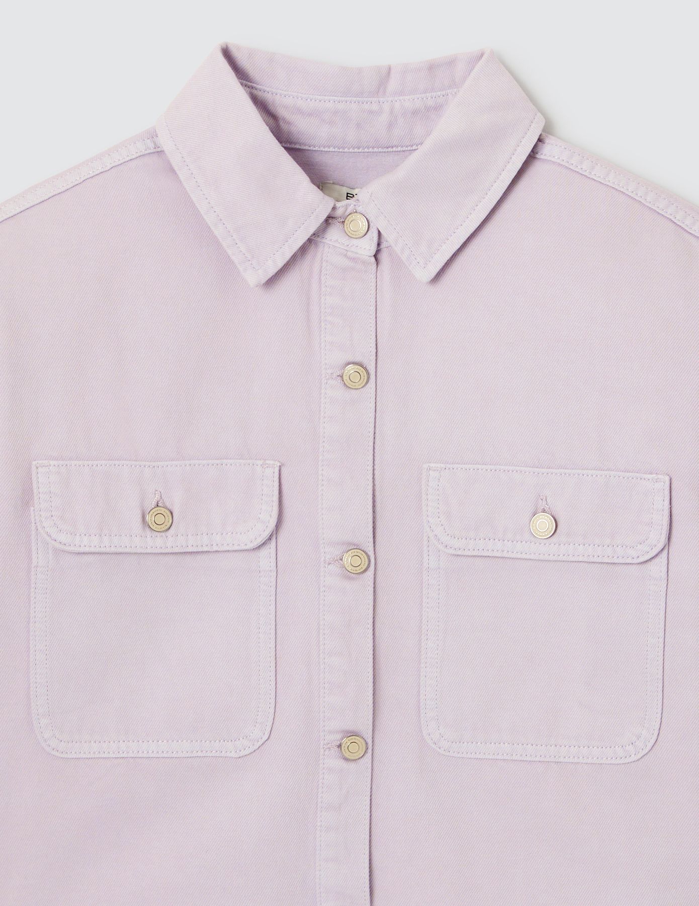 Veste en jean manches courtes
