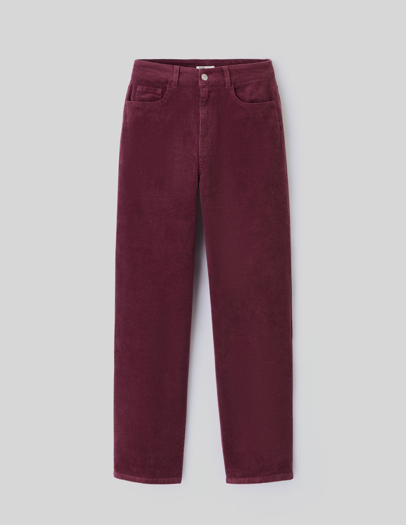 Pantalon straight velours