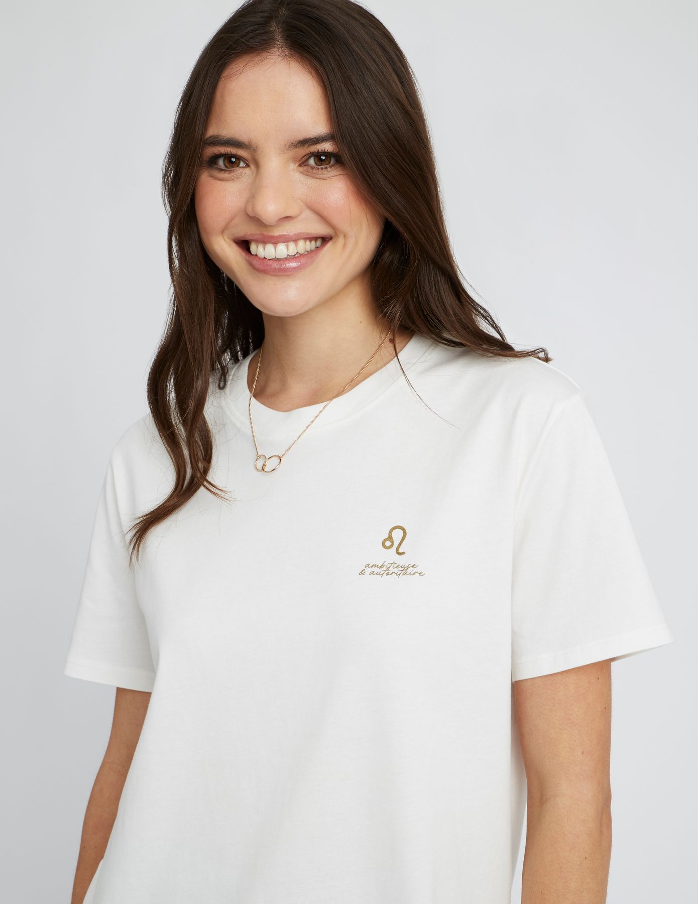 T-shirt imprimé signe astro lion