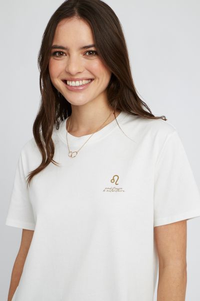 T-shirt imprimé signe astro lion