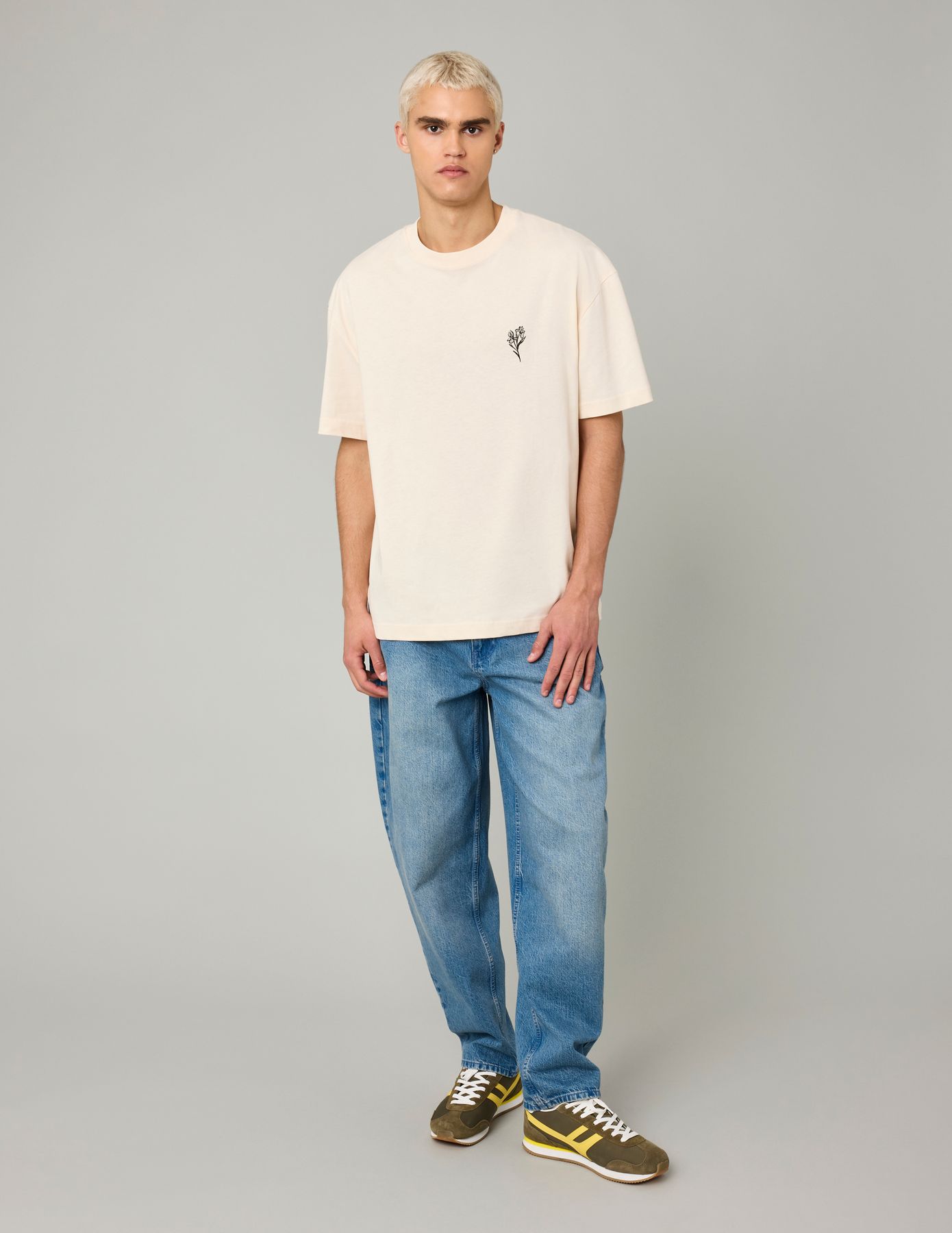 T-shirt patch dos imprimé
