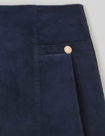 Jupe courte velours