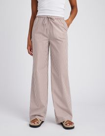 Pantalon fluide à rayures
