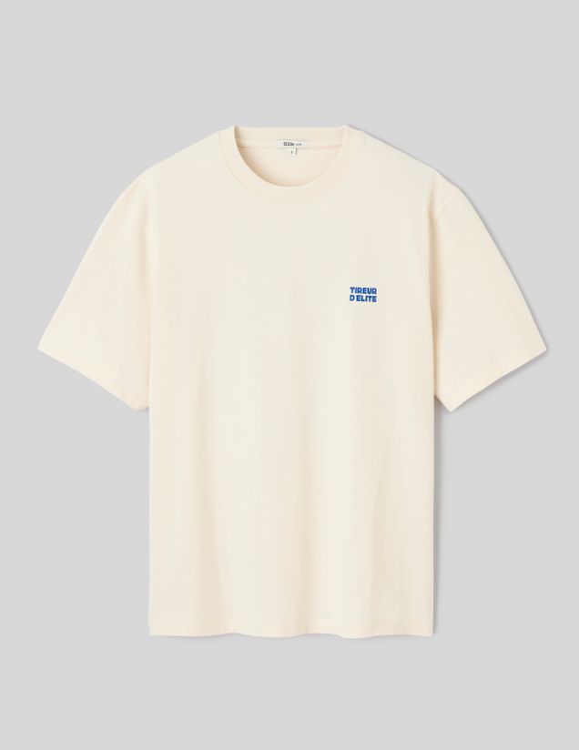 T-shirt imprim&eacute; devant/dos
