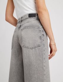 Jean baggy à revers