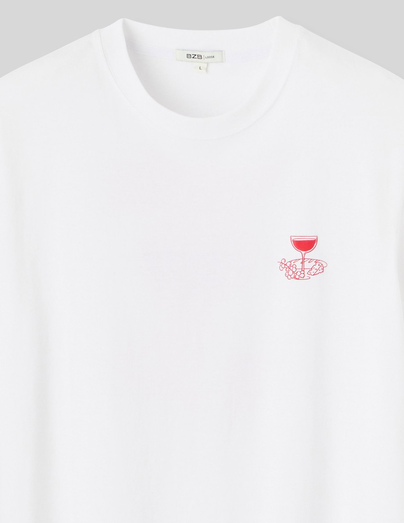 T-shirt imprimé devant dos