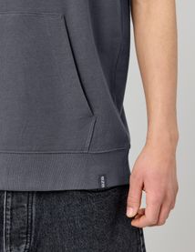 Sweat sans manches à capuche