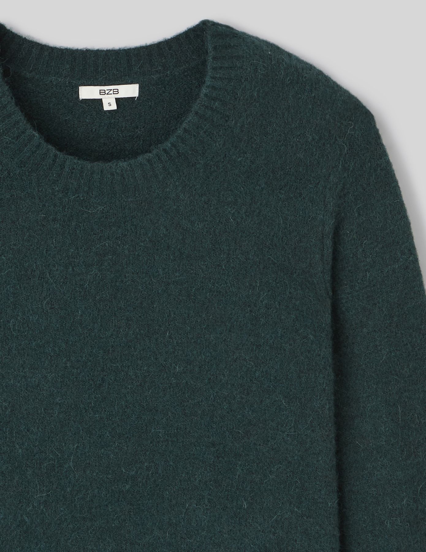 Pull col rond premium