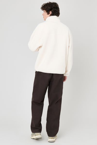 Sweat sherpa col montant zippé