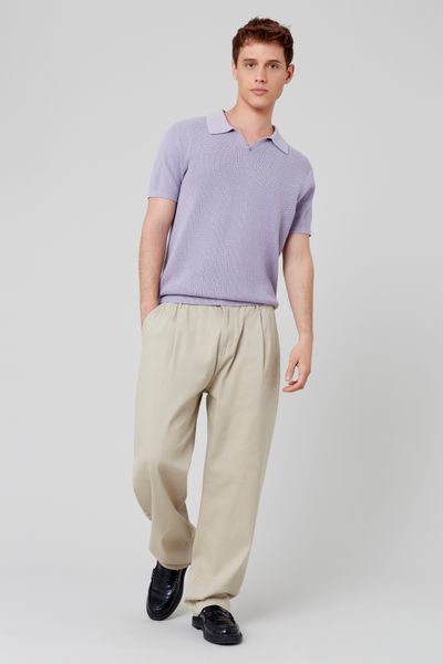 Polo maille ajourée