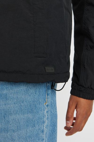 Veste zippée bi matière