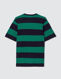 T-shirt maxi rayures avec poche